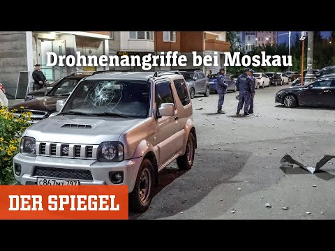 Drohnenangriffe bei Moskau: In Krasnogorsk kehren sie die Scherben auf | DER SPIEGEL