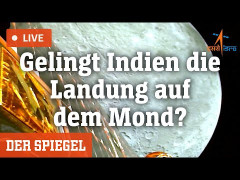 Livestream: Gelingt die Landung der indischen Mondmission? | DER SPIEGEL
